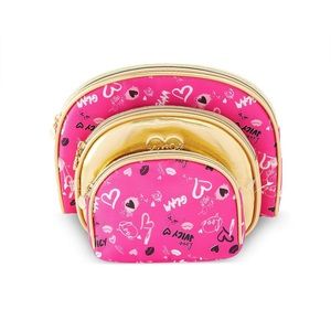 NWT Juicy Couture Make Up Bag Set
